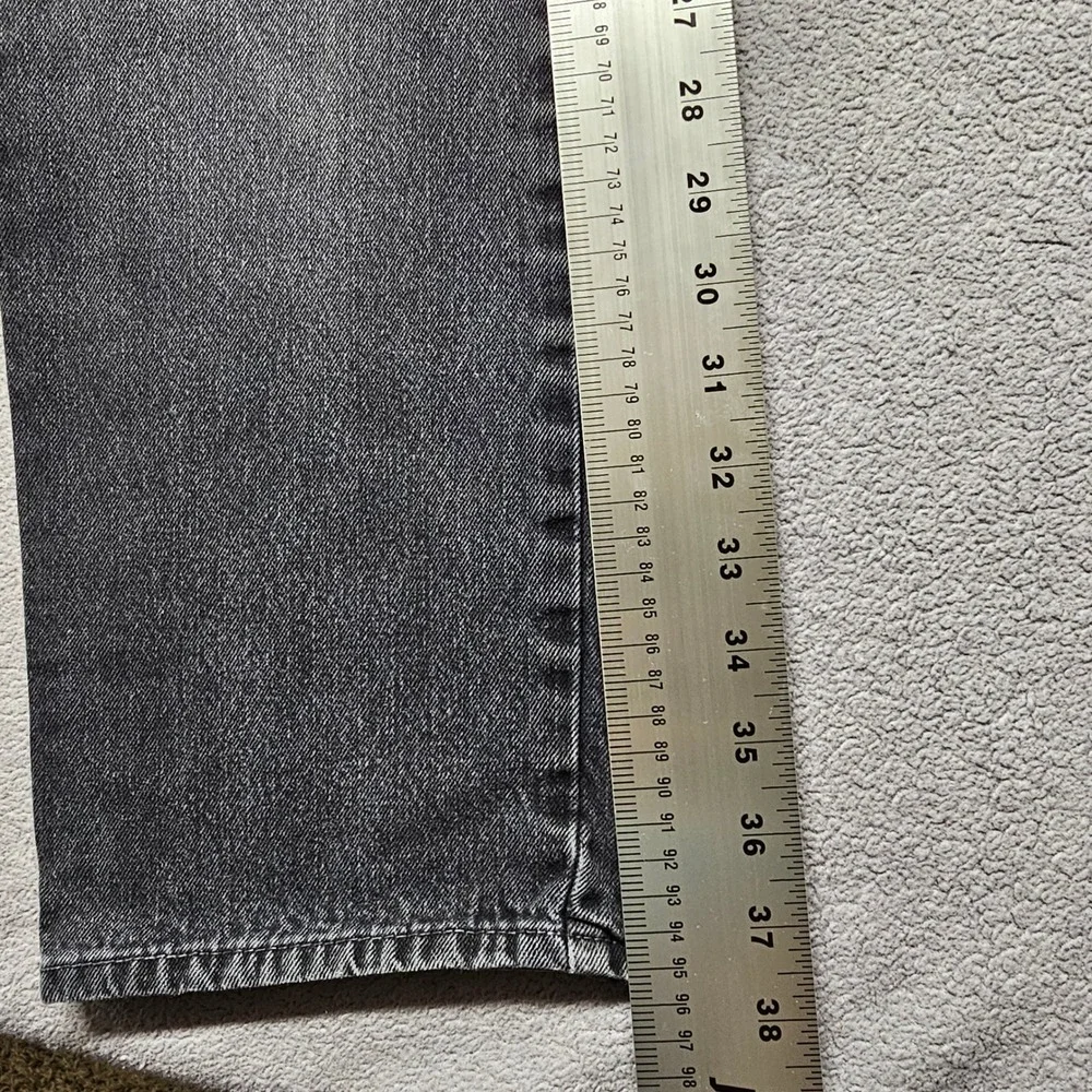 US Polo Assn Premium Denim Jeans Mens 33x30 Gray Straight Leg Faded Casual